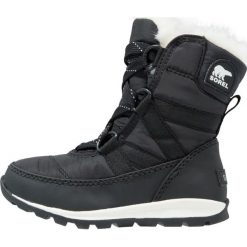 Sorel WHITNEY SHORT LACE Śniegowce black/sea salt. Czarne buty zimowe damskie Sorel, z materiału. W wyprzedaży za 207,35 zł.