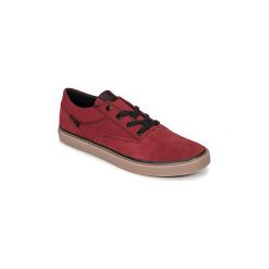 Buty Volcom DRAW LO SUEDE SHOES. Czerwone trampki męskie marki Volcom, bez wzorów, bez zapięcia. Za 247,20 zł.