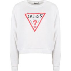 Guess Bluza. Bluzy damskie Guess, z aplikacjami, z tkaniny, z długim rękawem, długie, bez kaptura. Za 179,00 zł.