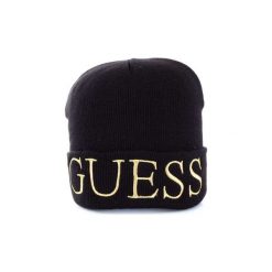 Czapki Guess AW7871WOL01. Czarne czapki zimowe damskie Guess. Za 171,81 zł.