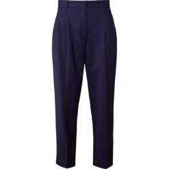 PS by Paul Smith Spodnie materiałowe dark blue. Niebieskie spodnie damskie marki PS by Paul Smith, bez wzorów, z wełny. Za 1069,00 zł.