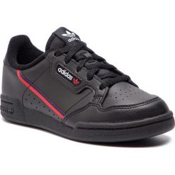 Buty adidas - Continental 80 C G28214. Czarne półbuty dziewczęce Adidas, na sznurówki. Za 229,00 zł.
