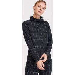 Bluza z domieszką wełny - Czarny. Czarne bluzy damskie Reserved, s, z wełny. W wyprzedaży za 49,99 zł.