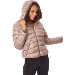 Kurtka przejściowa w kolorze szarobrązowym. Szare kurtki damskie Snowie Collection, s, bez wzorów, bez kaptura. W wyprzedaży za 209,95 zł.