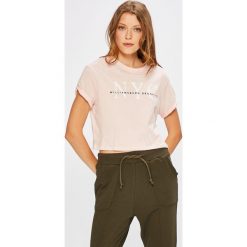 Tally Weijl - Top. Czerwone topy damskie marki TALLY WEIJL, l, z dzianiny, z krótkim rękawem. W wyprzedaży za 19,90 zł.