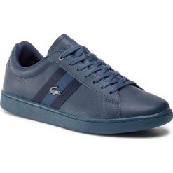 Sneakersy LACOSTE - Carnaby Evo 119 5 Sma 7-37SMA001295K Nvy/Nvy. Niebieskie sneakersy męskie marki Lacoste, bez zapięcia, Lacoste Carnaby Evo. Za 469,99 zł.