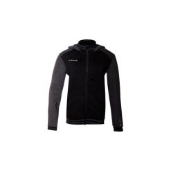 Bluza na suwak z kapturem do koszykówki J500 męska. Czarne bluzy męskie TARMAK, xl, bez wzorów, z bawełny, z kapturem, bez rękawów, z kapturem. Za 129,99 zł.