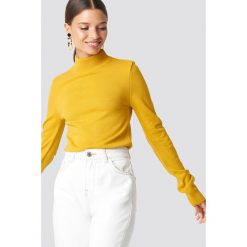Swetry klasyczne damskie: Trendyol Sweter z półgolfem - Yellow