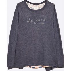 Pepe Jeans - Sweter dziecięcy 116-176 cm. Szare swetry dziewczęce marki Pepe Jeans, l, z dzianiny, z okrągłym kołnierzem. W wyprzedaży za 159,90 zł.