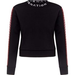 Bluza P.E NATION TRIBE NATION. Czarne bluzy damskie Pe Nation, bez wzorów, z bawełny, bez rękawów, bez kaptura. W wyprzedaży za 599,00 zł.