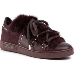 Sneakersy EVA MINGE - EM-10-06-000486 634. Czerwone półbuty damskie Eva Minge, ze skóry. W wyprzedaży za 459,00 zł.