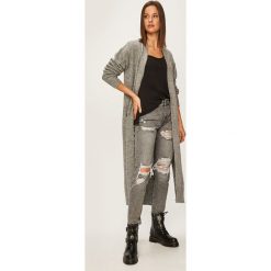 Answear - Kardigan. Szare swetry damskie ANSWEAR, s, bez wzorów, z elastanu. W wyprzedaży za 79,90 zł.