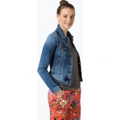 Bomberki damskie: Pepe Jeans - Damska kurtka jeansowa – Core, niebieski