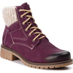 Trapery WALDI - 0575 Fiolet Nubuk. Fioletowe buty zimowe damskie marki Waldi, z materiału. W wyprzedaży za 219,00 zł.