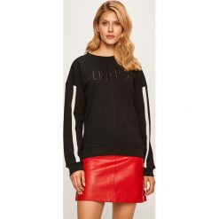 Liu Jo - Bluza. Czarne bluzy damskie Liu Jo, s, z aplikacjami, z bawełny, bez rękawów, bez kaptura. W wyprzedaży za 339,90 zł.