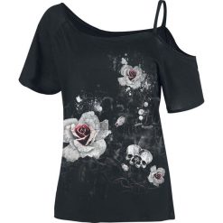Alchemy England Vie on Mort Koszulka damska czarny. Czarne bluzki z odkrytymi ramionami marki Alchemy England, xxl, w paski. Za 62,90 zł.