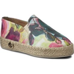 Espadryle BALDININI - 799952XGARD65 R Gard Pastello. Szare espadryle damskie marki Baldinini, ze skóry, na płaskiej podeszwie. W wyprzedaży za 759,00 zł.