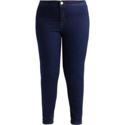 Lost Ink Plus HIGH WAIST IN PATCHOULI Jeans Skinny Fit mid blue. Niebieskie jeansy damskie Lost Ink Plus, z elastanu, z podwyższonym stanem. W wyprzedaży za 152,10 zł.