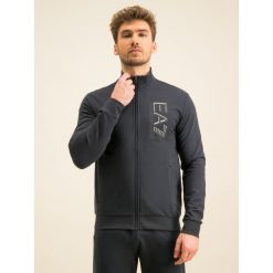 Bluza EA7 Emporio Armani 3HPM61 PJ05Z 1578. Niebieskie bluzy męskie EA7 Emporio Armani, s, bez wzorów, z bawełny, bez kołnierzyka, bez rękawów, bez kaptura. W wyprzedaży za 299,00 zł.