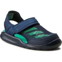 Sandały adidas - FortaSwim C BA9380 Conavy/Corgrn/Conavy. Niebieskie sandały chłopięce marki Adidas, ze skóry ekologicznej. Za 149,00 zł.