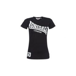 T-shirty z krótkim rękawem Lonsdale FAUNCE. Czarne t-shirty damskie marki Lonsdale, s, bez wzorów, bez kołnierzyka. Za 119,00 zł.