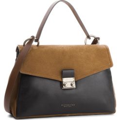 Torebka HISPANITAS - BI87360 Black/Cognac. Brązowe torebki klasyczne damskie marki ARTENGO, z materiału. W wyprzedaży za 609,00 zł.