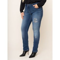 Jeansy Slim Fit Persona by Marina Rinaldi 1183089. Niebieskie jeansy damskie Persona by Marina Rinaldi, bez wzorów, z elastanu. W wyprzedaży za 319,00 zł.