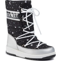 Śniegowce MOON BOOT - Jr Girl Q.Universe Wp 34052100001 M Silver/Black. Szare śniegowce dziewczęce Moon Boot, bez zapięcia. W wyprzedaży za 339,00 zł.