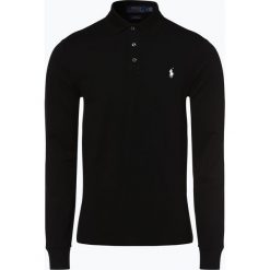 Polo Ralph Lauren - Męska koszulka polo – Slim fit, czarny. Czarne koszulki męskie Polo Ralph Lauren, m, z długim rękawem. Za 229,95 zł.