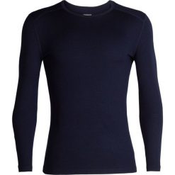 Icebreaker koszulka męska Mens 260 Tech Ls Crewe Midnight Navy XXL. Niebieskie koszulki męskie termoaktywne Icebreaker, xxl, bez wzorów, z wełny, bez kołnierzyka, z długim rękawem, długie, outdoorowe. Za 433,00 zł.