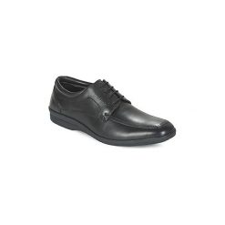 Derby Hush puppies SAMOU. Czarne półbuty męskie Hush Puppies, bez wzorów, bez zapięcia. Za 311,20 zł.