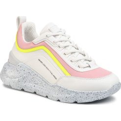 Sneakersy MSGM - Scarpa Donna 2841MDS211 173 12 Biały. Białe półbuty damskie MSGM, na co dzień, bez wzorów, ze skóry ekologicznej, bez obcasa, na płaskiej podeszwie, bez zapięcia. Za 1529,00 zł.