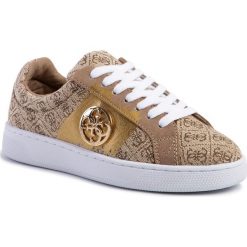 Sneakersy GUESS - Reima2 FL5RM2 FAL12 BEIBR. Pomarańczowe półbuty damskie Guess, ze skóry ekologicznej. Za 419,00 zł.