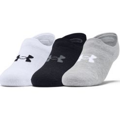 Under Armour Ultra Lo 3-pack Skarpetki Czarny Biały Szary. Szare skarpetki męskie Under Armour, bez wzorów, z elastanu. Za 68,95 zł.