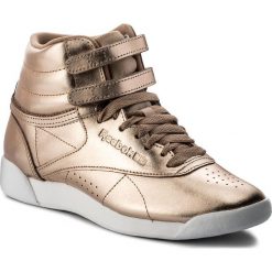Buty Reebok - F/S Hi Metallic CN0573 Rose Gold/Wht/Silvr Peony. Różowe półbuty damskie Reebok, ze skóry. W wyprzedaży za 269,00 zł.