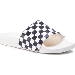 Klapki VANS - Slide-On VN0004LG27K1 (Checkerboard)Wht/Blk. Czarne klapki damskie Vans, bez wzorów, ze skóry ekologicznej, bez obcasa. Za 159,00 zł.