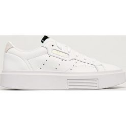 Adidas Originals - Buty skórzane Sleek Super. Białe buty sportowe damskie adidas Originals, ze skóry. Za 399,90 zł.