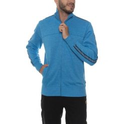 Sam 73 Bluza Niebieski. Niebieskie bluzy męskie Sam 73, xs, bez wzorów, z bawełny, bez kołnierzyka, bez rękawów, bez kaptura. Za 206,95 zł.
