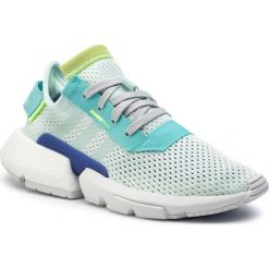 Buty adidas - Pod-S3.1 W EE4898 Icemin/Icemin/Easmin. Zielone półbuty damskie Adidas, na co dzień, bez wzorów, z tworzywa sztucznego, bez obcasa, na płaskiej podeszwie, bez zapięcia. W wyprzedaży za 249,00 zł.