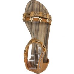 SANDAŁY CASU K6-30. Brązowe sandały damskie marki Casu. Za 39,99 zł.