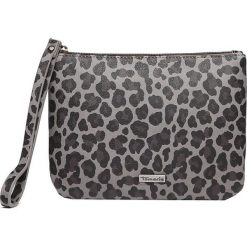 Tamaris Sprzęgło damskie KENDRA Pouch Grey. Szare torebki klasyczne damskie Tamaris, bez wzorów, bez dodatków. Za 47,00 zł.