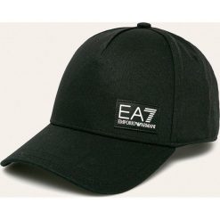 EA7 Emporio Armani - Czapka. Niebieskie czapki męskie EA7 Emporio Armani, bez wzorów, z bawełny. Za 239,90 zł.