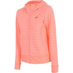 Bluzy damskie: Bluza treningowa damska BLDF002 – koral – 4F