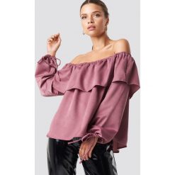 Glamorous Top z szerokim rękawem - Pink. Różowe topy damskie marki Glamorous, bez wzorów, bez kołnierzyka. Za 161,95 zł.