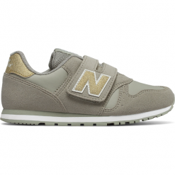 New Balance KV373GUY. Szare buciki niemowlęce marki New Balance, na lato, z materiału, bez zapięcia. W wyprzedaży za 149,99 zł.