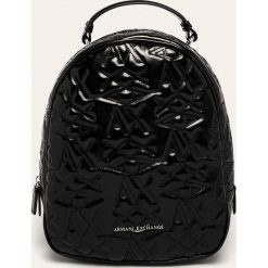 Armani Exchange - Plecak. Szare plecaki damskie Armani Exchange, bez wzorów, z poliesteru, eleganckie. Za 749,90 zł.