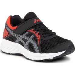 Buty ASICS - Jolt 2 Ps 1014A034 Black/Sheet Rock 008. Czarne półbuty dziewczęce Asics, na rzepy. Za 159,00 zł.
