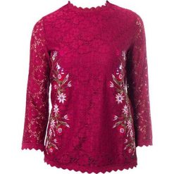 Desigual Bluzka damska Blus Mila Rojo Oscuro 19WWBW69 3029 (rozmiar M). Bluzki damskie Desigual, m, bez wzorów, ze skóry, bez kołnierzyka, bez rękawów. W wyprzedaży za 263,00 zł.