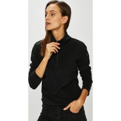 Columbia - Bluza. Czarne bluzy damskie Columbia, s, z nadrukiem, z poliesteru, z krótkim rękawem, krótkie, bez kaptura. Za 129,90 zł.