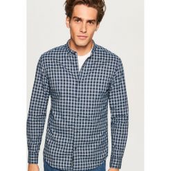 Odzież: Koszula SLIM FIT z bawełny organicznej - Granatowy